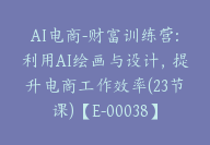 AI电商-财富训练营:利用AI绘画与设计，提升电商工作效率(23节课)【E-00038】-副业圈