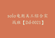 solo电商美工综合实战班【Dd-0021】-副业圈