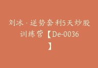 刘冰·逆势套利5天炒股训练营【De-0036】-副业圈