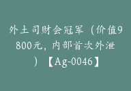 外土司财会冠军（价值9800元，内部首次外泄）【Ag-0046】-副业圈