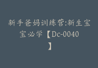 新手爸妈训练营:新生宝宝必学【Dc-0040】-副业圈