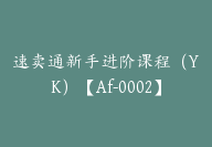 速卖通新手进阶课程（YK）【Af-0002】-副业圈