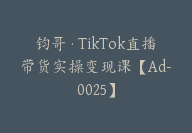 钧哥·TikTok直播带货实操变现课【Ad-0025】-副业圈