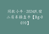 同款小牛·2024民宿二房东操盘手【Bg-0070】-副业圈