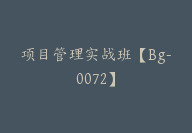 项目管理实战班【Bg-0072】-副业圈